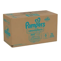 Pampers Diapers - Swaddlers 360° - Size 6, up to 100% Leakproof Comfy Dry Fit, EZ Off Tabs Designed for Easy Changes, Pull On Diaper