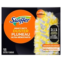 Swiffer Dusters Heavy Duty Multi-Surface Duster Refills for Cleaning, Unscented, 11 Count