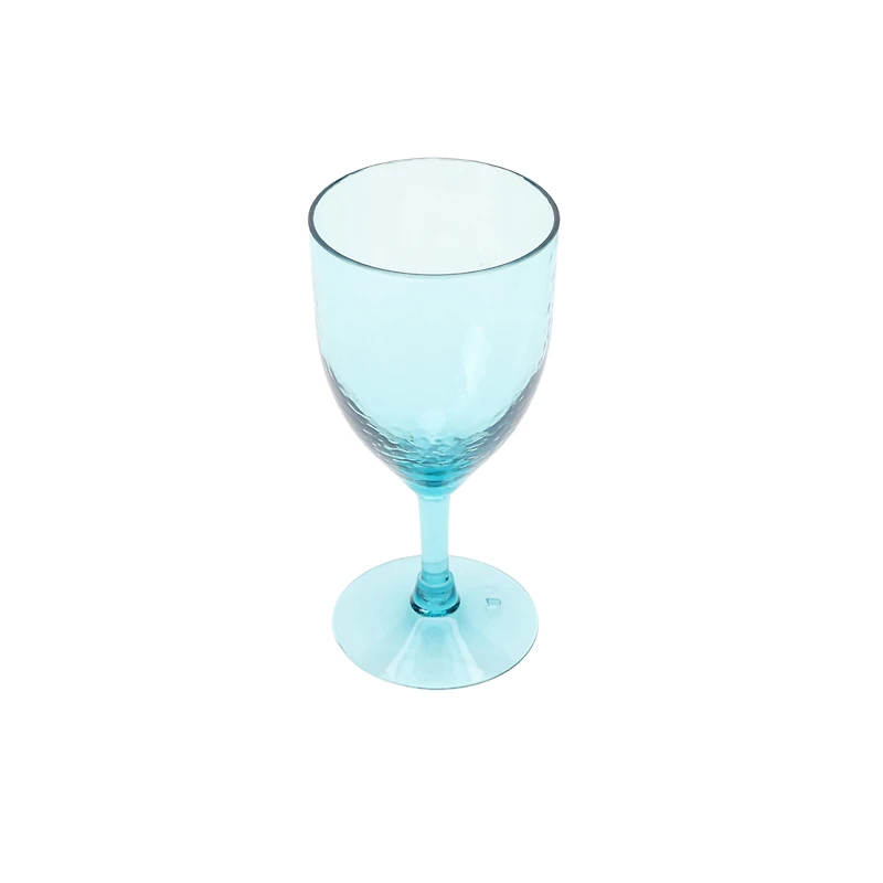 Hometrends Hammer Blue Acrylic Goblet 419mL