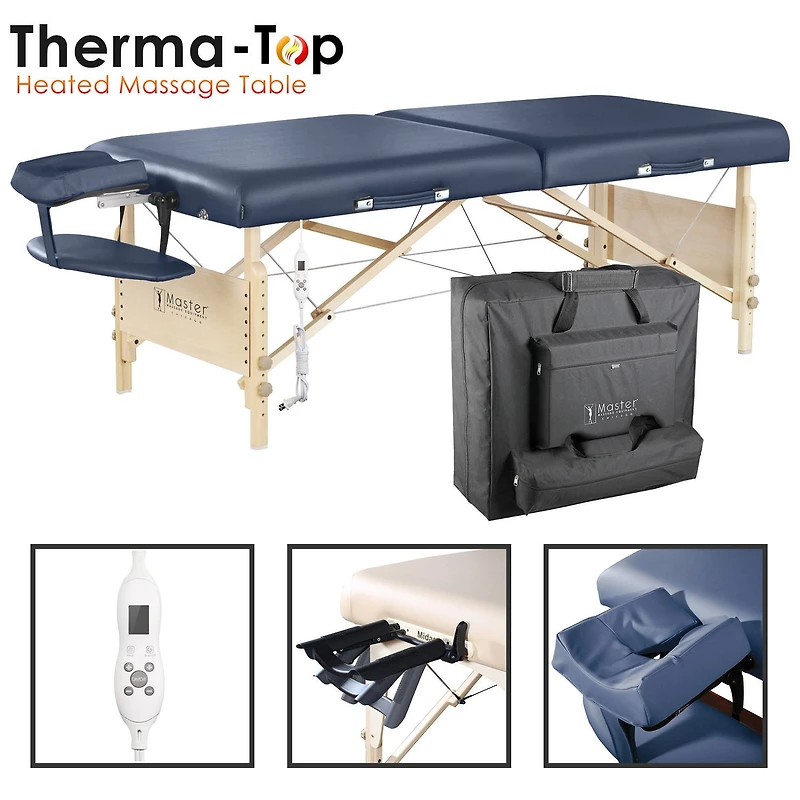 Kit Table de massage portative Aster “Therma-Top”™ LX de 30” (76,2 cm)