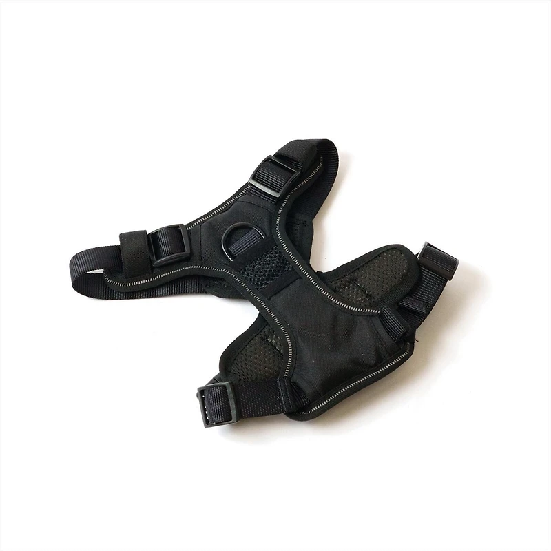 Harnais pour chien One Paw, avec maille collée et coutures réfléchissantes, disponible en plusieurs tailles couleurs.