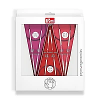 Ensemble d'aiguilles à tricoter circulaires Prym Ergonomics 32, taille US 2, 4 et 6