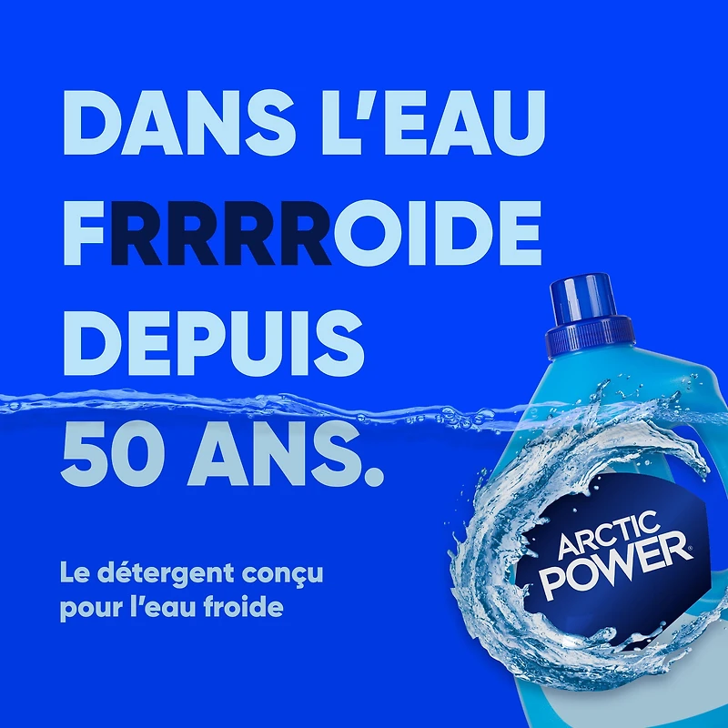 Arctic Power Waterfall Fresh Liquid Laundry Detergent, 3.96 Litres, 100 Wash Loads