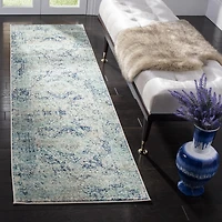 SAFAVIEH Madison Willoughby Overdyed Floral Area Rug