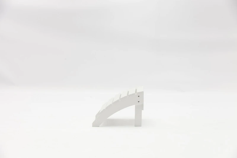 Tanfly Footrest – White – 100% Weather-Resistant Polycarbonate – Indoor/Outdoor Use