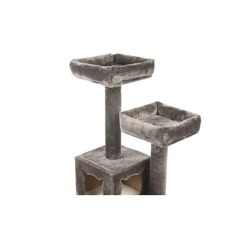 Prevue Pet Kitty Party Tower Grey Cat House