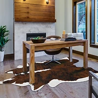 Faux Cowhide Rug, Ex Brindle