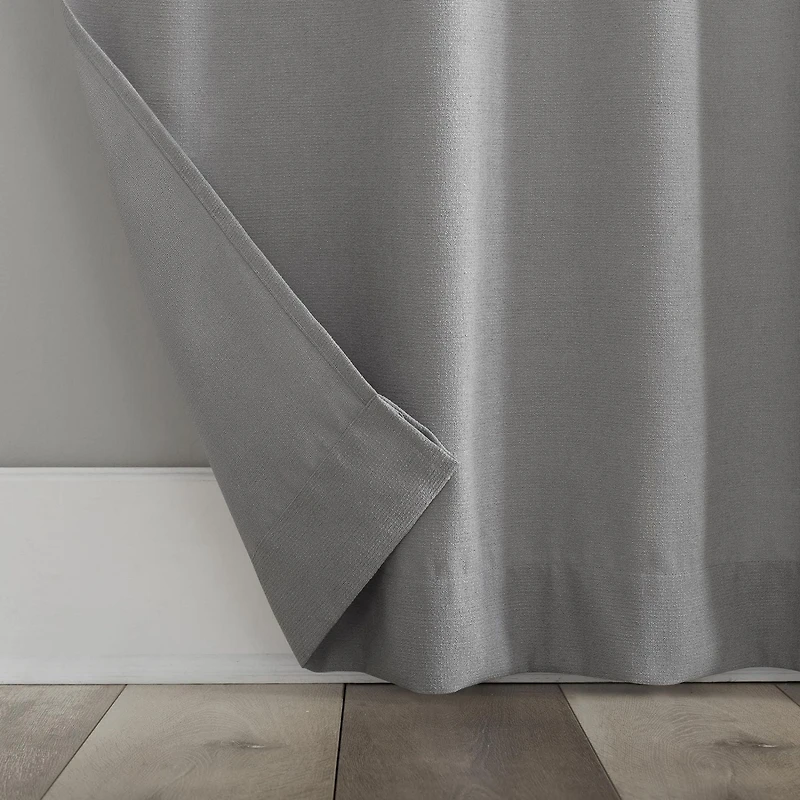Mainstays 2-Pack Jensen Tab Top Semi-Sheer Window Curtains Panel Pair