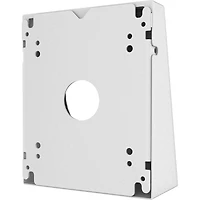 CTA Digital Prime Double VESA Wedge et Prise/PoE Cover pour Tablettes aux normes VESA 75 x 75 et 100 x 100 - Blanc