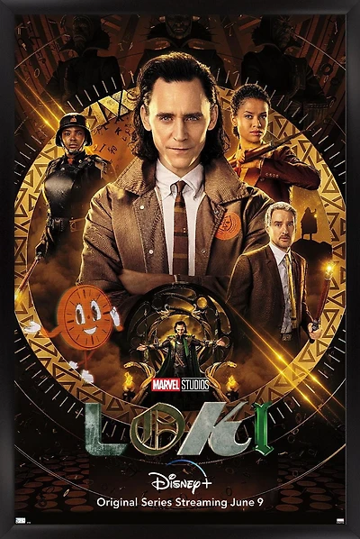 Marvel Loki - One Sheet Wall Poster, 14.725" x 22.375" Framed