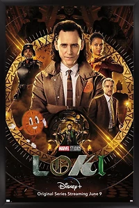 Marvel Loki - One Sheet Wall Poster, 14.725" x 22.375" Framed