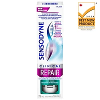 Sensodyne Clinical Repair Mint Toothpaste for Sensitive Teeth (Deep Clean), 75ml