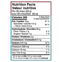 Pringles* Cheddar & Sour Cream Flavour Potato Chips 156 g