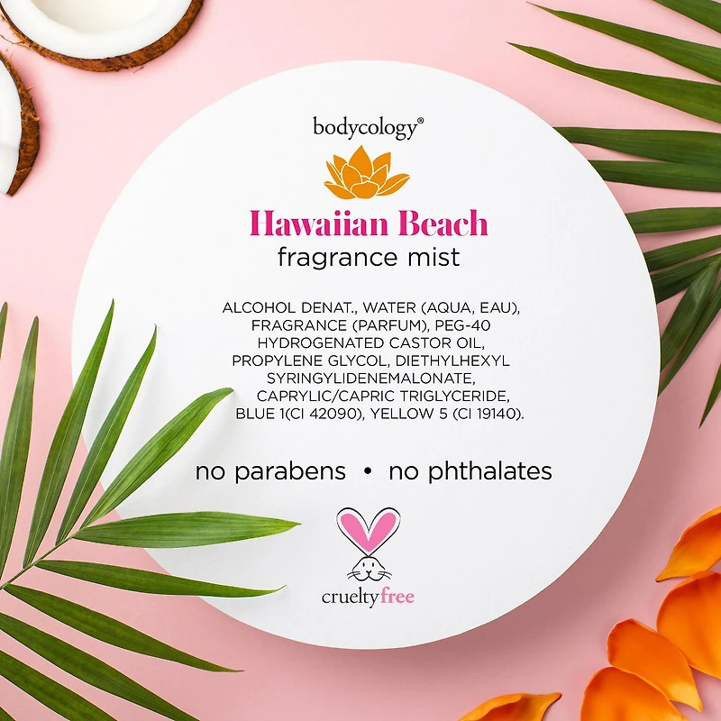 Bodycology Plage Hawaïenne Brume Parfumée, 237 ml