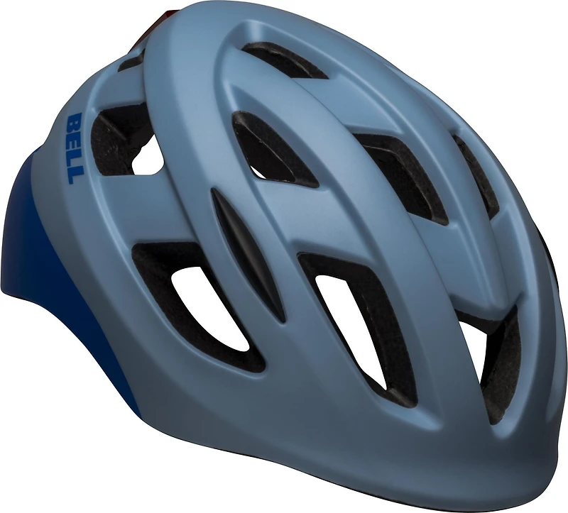 Casque de vélo Bell Sports Nixon avec lumière pour jeunes Bleu/Gris