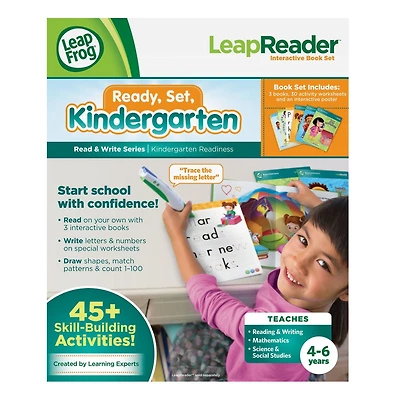 LeapFrog LeapReader Read & Write Activity Set: Ready, Set, Kindergarten Eng