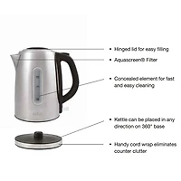 Salton Stainless Steel Jug Kettle 1.7L JK2106