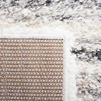 SAFAVIEH Fontana Dalia Distressed Stripes Plush Shag Area Rug