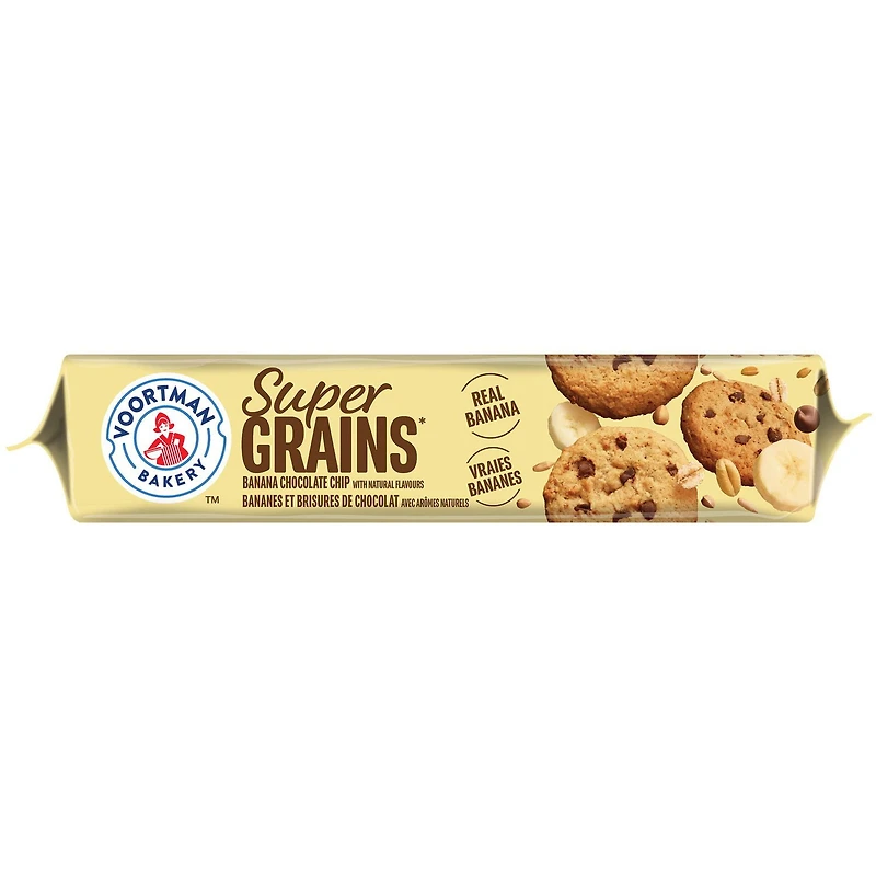 VOORTMAN Super Grains Banana Chocolate Chip Cookies