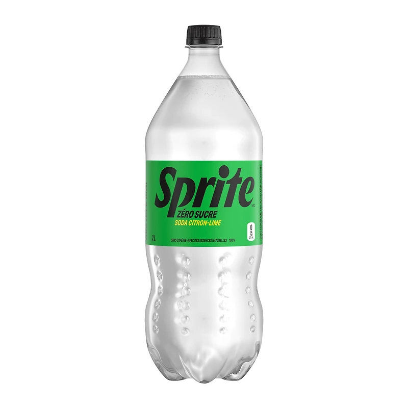 Sprite Zéro Bouteille, 2 Liters