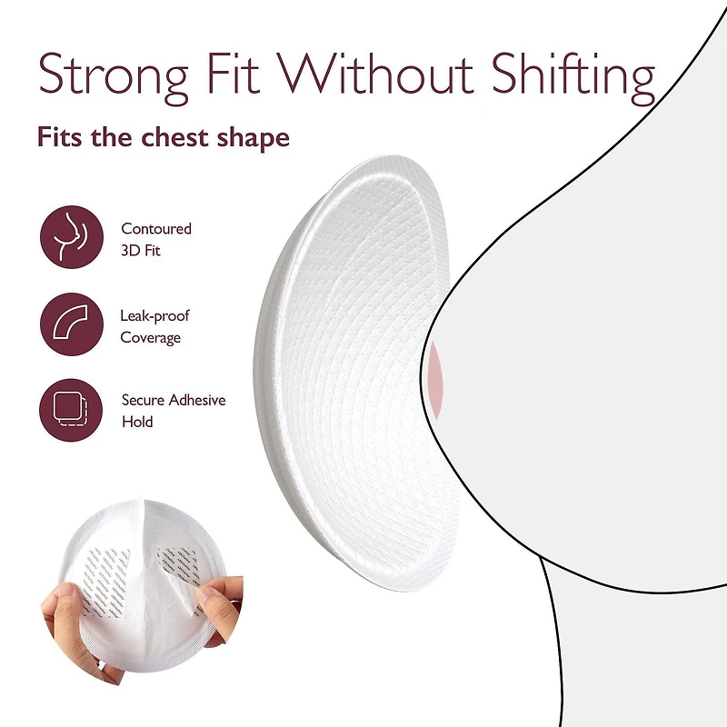 Momcozy Disposable Nursing Pads, Ultra Soft Breast Pads, 120 Pads