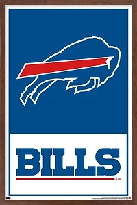 NFL Buffalo Bills - Logo 21 Wall Poster, 14.725" x 22.375" Framed