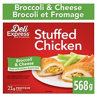 Deli Express Stuffed Chicken with Broccoli & Cheese, 568 g