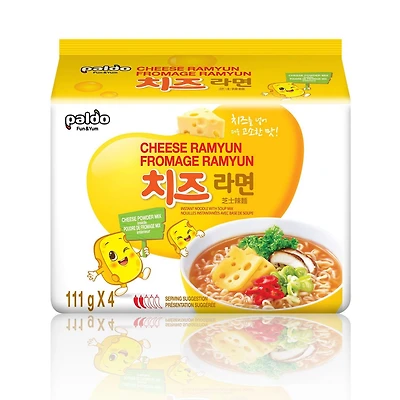 Nouilles Paldo Cheese Ramyun (111 g x 4)