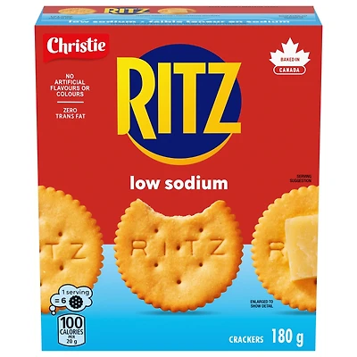 Craquelins RITZ Faible teneur en sodium