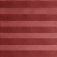 Hometrends Microfiber Stripe Tablecloth 70" Round, Red