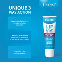 Flexitol Lip Balm, Best Balm for Dry and Chapped Lips, Berry