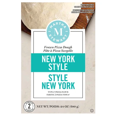 Boules de pâte à pizza de style New York Martha Stewart, faites avec de la farine 0, paquet de 2, 680 g