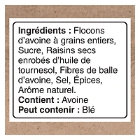 Quaker High Fibre Raisins & Spice Instant Oatmeal