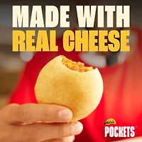 McCain® Pizza Pockets® Three Cheese, Made in Canada from domestic and imported ingredients, 12 x 100g
