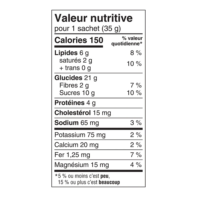 PATTES D'OURS ACTIFS DBL CHOC 175g