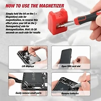 Hyper Tough 78-Piece Precision Tool Kit with Magnetic Screwdriver, Standard Size Bits,CR-V Steel Bits