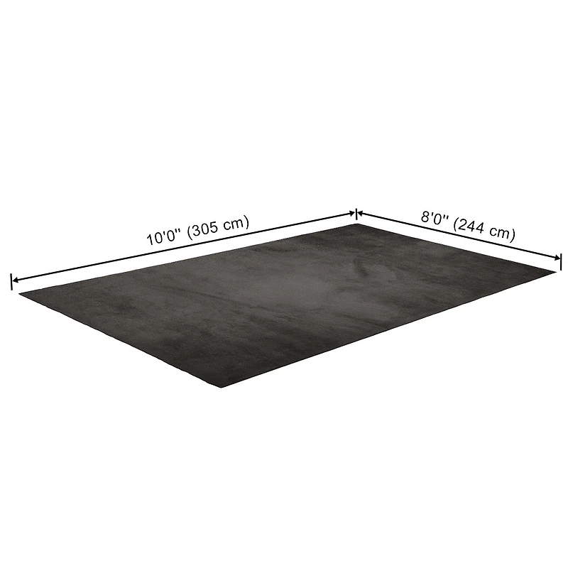 ECARPET Argo Machine Washable Shag Area Rug, Non-Slip Plush Carpet for Living Room & Bedroom