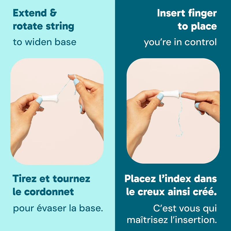 Tampons o.b. originaux sans applicateur à absorptivité régulière