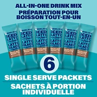 Maxwell House Hazelnut Iced Latte with Foam Drink Mix, 6 sachets