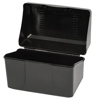 Merangue Porte-boîte à fiches, 4 po x 6 po, Noir
