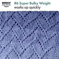 Bernat® Baby Blanket Dappled™ Yarn, Polyester #6 Super Bulky, 10.5oz/300g, 220 Yards