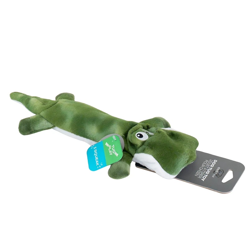 One Paw, Alligator Plush & Rope Dog Toy