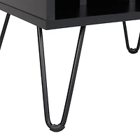 CorLiving Vintora Engineered Wood Open Shleved Turntable Media Stand