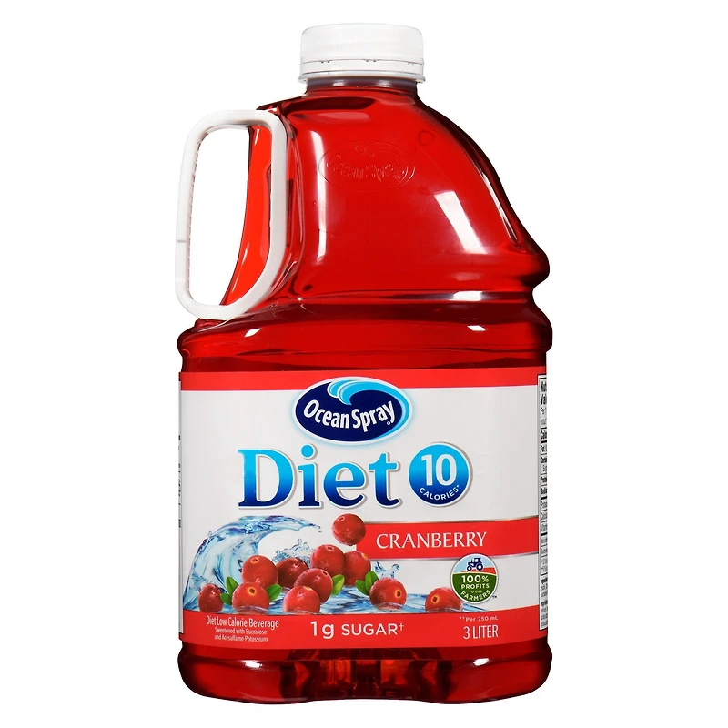 Ocean Spray Diète Canneberge Boisson Faible en Calories 3L