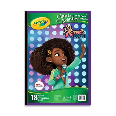Pages à colorier géantes Crayola, Karma's World