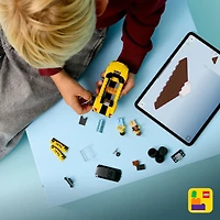 LEGO City Yellow Taxi Car Building Toy for Kids - Pretend Play Set for Boys & Girls, Ages 5+ - Toy Car W/Taxi Driver & Tourist Minifigures - GIft Idea for Birthdays - 60487