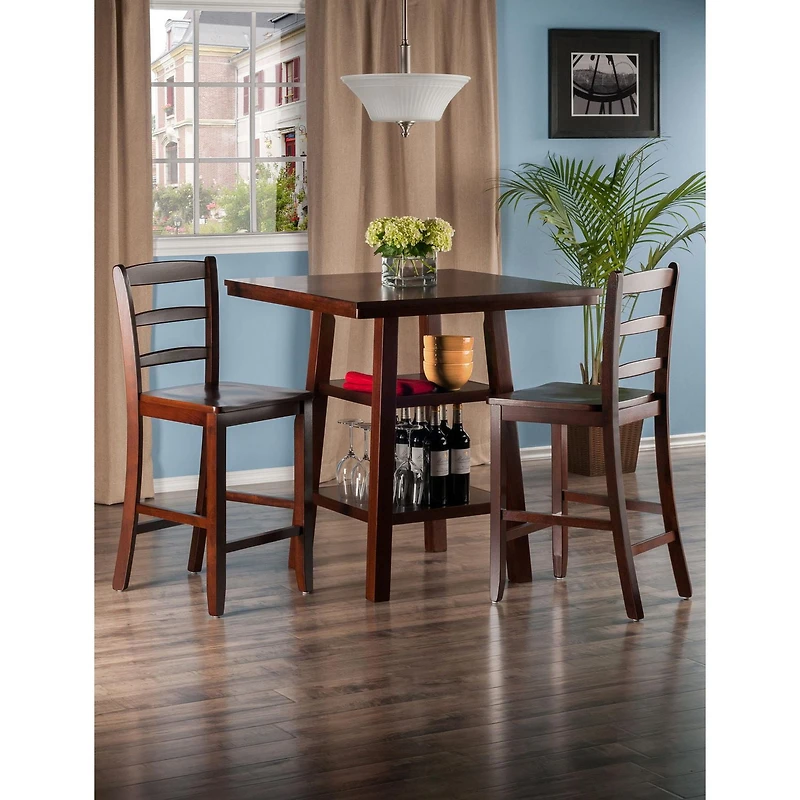Ens. 3 pièces de table haute Orlando de Winsome - 94312