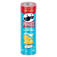 Pringles* Cheddar & Sour Cream Flavour Potato Chips 156 g