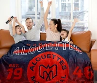 Couverture familiale des Alouettes de Montréal de la LCF, 62 po x 90 po