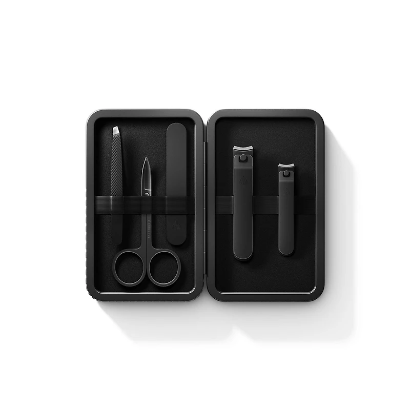 MANSCAPED® The Shears 3.0 - Precision Men’s Nail Grooming Travel Kit, Stainless Steel Manicure Set